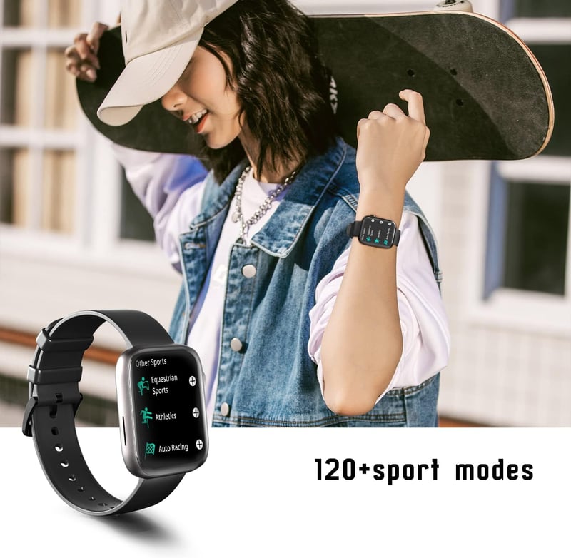Okosóra Telefonálási Funkcióval - Fitness Tracker 120+ Sportmóddal, Pulzusmérővel