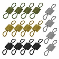 XINGSUI Chingă Elastică Sistem de Fixare Tactic MOLLE Accesorii 15 buc în 4 Culori pentru Rucsac, Vestă, Sticlă, Băț 2