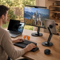 Ergonomski set za rad: 1x folija + 1x lampa + 1x stalak + 1x oslonac + 1x naočale 1