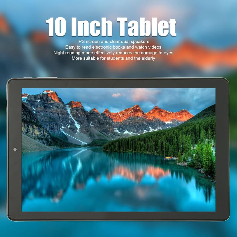 Zunate 10" 3G Android 11 tablet, 3GB RAM, 64GB, 5G WiFi, 6000mAh, fekete