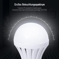 E27 LED Vészvilágító Izzó - Okos, Indukciós, Újratölthető, Energiatakarékos, 9W 4