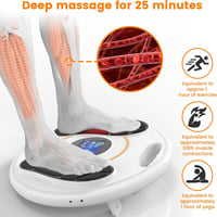 Creliver 300H Vérkeringés Stimulátor - EMS és TENS Lábmasszírozó Neuropátia és Fájdalomcsillapítás, Izomterápia, LCD Kijelző, 25 Mód, Távvez 2