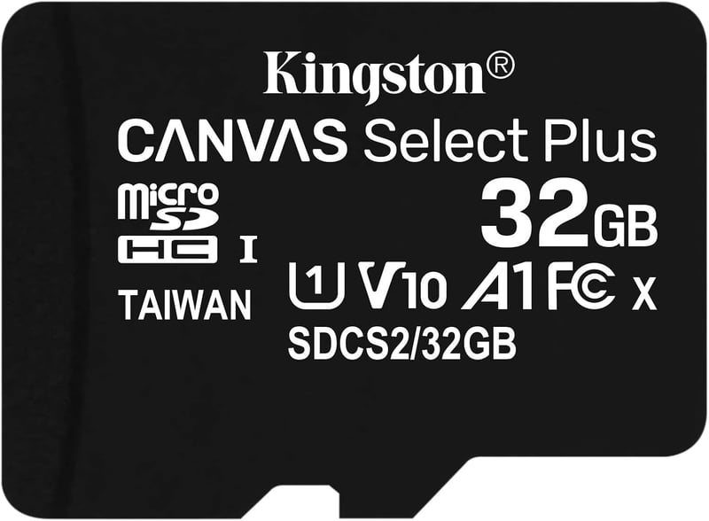 Kingston Canvas Select Plus 32GB microSD memóriakártya, Class 10
