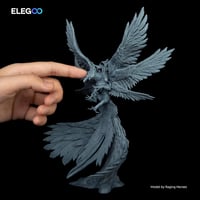ELEGOO 8K Fotopolimer Műgyanta 3D Nyomtatóhoz - 405nm UV Szürke Gyanta Saturn 2 8K LCD Nyomtatókhoz - 1000g 4