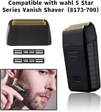 Wahl 5 Star Series Vanish borotva pótfej, 2 db-os fekete szett, kompatibilis 8173-700 modellhez 3
