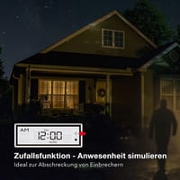HBN Digitális Időzítő Készlet 2db - Heti Programozható Időkapcsoló 8 Kapcsolási Programmal, Véletlenszerű Funkcióval, 16A/3680W, Beltéri Has 6