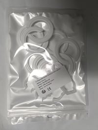 E14-es lámpabúra adapter készlet, 27 mm, 10 db-os szett rögzítő gyűrűkkel 8