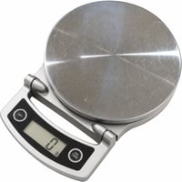 Digitálna kuchynská váha Tanita KD-400, kapacita 5 kg / presnosť 1 g, sklápací displej, strieborná — Silne poškriabaná (stav: pozri 2. obrázok) 2