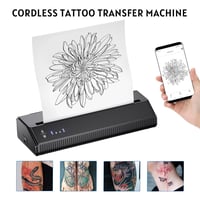 BIOMASER vezeték nélküli tetoválás stencil nyomtató - iOS és Android kompatibilis, A4-es, Bluetooth-os 2