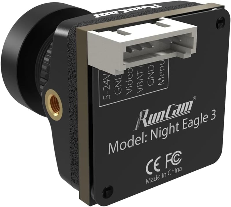 RunCam Night Eagle 3 Micro FPV éjszakai kamera drónokhoz, 1000TVL, OSD támogatással