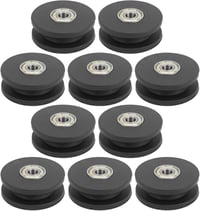 Fitnesz géphez való 50 mm-es nylon csapágyas görgő, 10 db-os szett 1