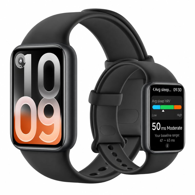 Xiaomi Smart Band 10 Pro Ceas inteligent/Brățară fitness negru, ecran AMOLED 1,74", GNSS, 5ATM — fără încărcător și cutie (stare: vezi a 2-a poză)
