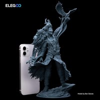 ELEGOO 8K Fotopolimer Műgyanta 3D Nyomtatóhoz - 405nm UV Szürke Gyanta Saturn 2 8K LCD Nyomtatókhoz - 1000g 9