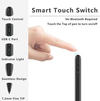 Apple iPad Stylus Toll - Kompatibilis Pro, Air, Mini Modellekkel (2018-2023) 4