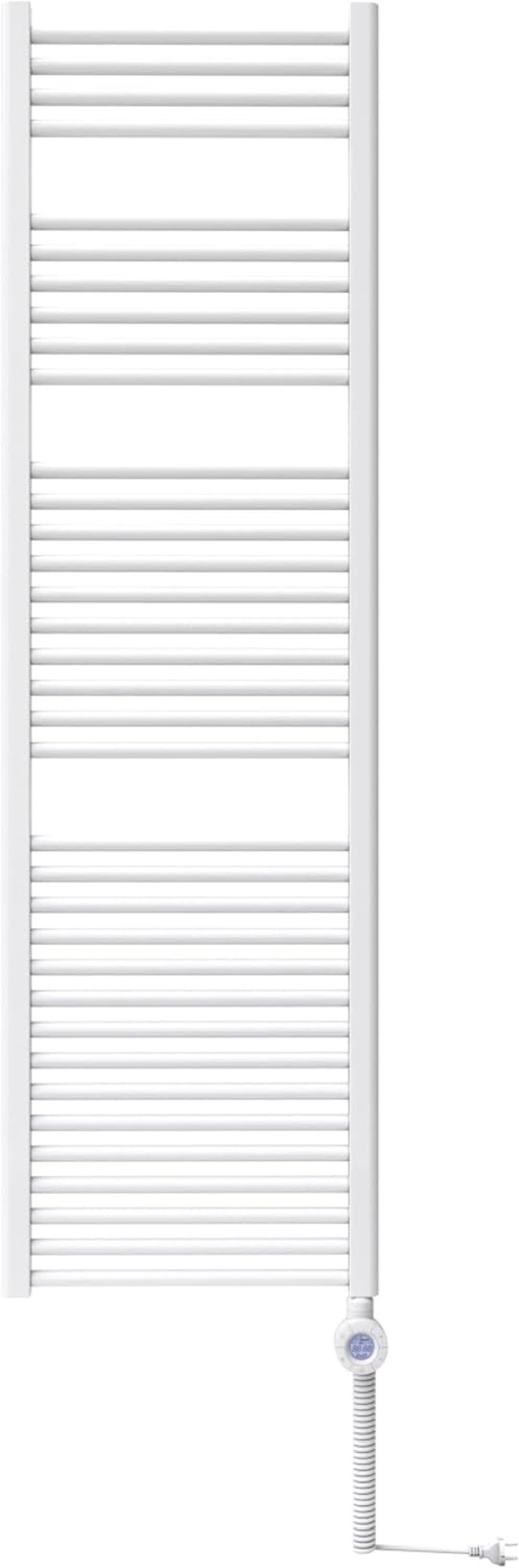Bosch Thermotechnik 4500 fehér fali radiátor 1000W, 170x60cm, acél, beépített hőszabályzóval, korróziógátló bevonattal, fürdőszobai használa