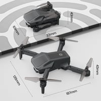 Holy Stone HS430 Összecsukható Mini Drón 1080P Kamerával, FPV Átvitel, Hosszú Repülési Idő, Magasságtartás, Kezdőknek, Gyerekeknek 9