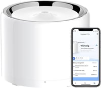 PETKIT Automata Vezeték Nélküli Ivókút - 1,8L Rozsdamentes Acél Itató Kutyáknak és Macskáknak, Bluetooth Applikációval, Éjszakai Móddal

AI: 1