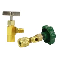 Wisepick R290 és R600A Töltőcső és Nyomásmérő Készlet Csapolószeleppel és Elzárócsapokkal - Hűtőközeg Feltöltő Szett 600 PSI Munkanyomással 5