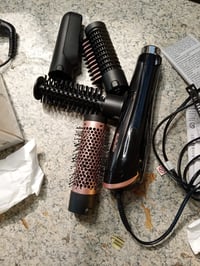 BaByliss Perfect Finish AS126E 1000W meleg levegős hajkefe 3 feltéttel, iontechnológia — deformált sörték (állapot: lásd a 2. képet) 3