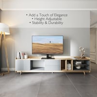 BONTEC LCD LED TV állvány üveglap tartó konzol, fekete televízióhoz 6