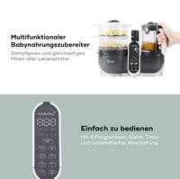 Babymoov Nutribaby Plus Bébiétel Készítő - Párolás, Keverés, Sterilizálás, Melegítés, 2200ml Kapacitás, Mosogatógépben Mosható 4