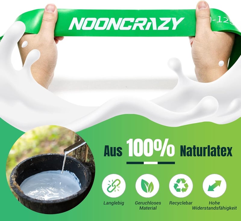 nooncrazy Ellenállásos Szalagok Ajtóhorgony és Fogantyúkkal Edzéshez - Multi-coloured