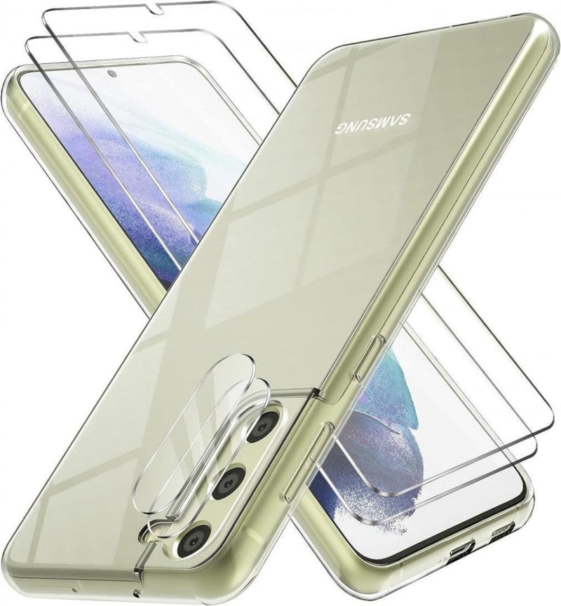 Samsung Galaxy S21 FE Ütésálló Átlátszó TPU Szilikon Védőtok