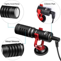Boya BY-MM1 univerzális videómikrofon DSLR-hez, okostelefonhoz 3