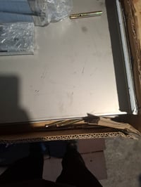 Raft de perete din oțel inoxidabil MOOTACO, 2 niveluri, 100x30 cm, argintiu, pentru bucătărie, montare pe perete — suprafață zgâriată (stare: vezi a 2-a imagine) 4