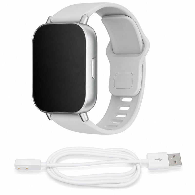 Xiaomi Redmi Watch 5 Active pametni sat sivi 2,0" LCD baterija 18 dana — neispravno, za dijelove: stalno se ponovno pokreće (stanje: vidi 2. sliku)