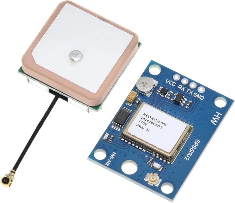 NEO-6M GPS Modul Arduino APM 2.5 Repülésvezérlőhöz Kerámia Antennával
