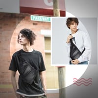 LOCAL LION Lopásbiztos Unisex Oldaltáska - Vízlepergető PU Bőr Crossbody Táska Több Zsebbel, Fekete, Városi Használatra

AI: I've created a  9