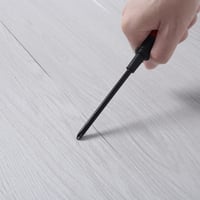 INMOZATA Öntapadós PVC Padlóburkolat - Világosszürke Fahatású Vinyl Padló, Vízálló, Csúszásmentes, 5 m², 36 db Lap, 2 mm Vastag 4