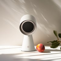 CIARRA CBPHW01 Hordozható Mini Páraelszívó - Fehér Asztali Konyhai Elszívó 2 Sebességgel, LED Világítással, Kempingezéshez, Lakóautóhoz, Gri 3