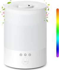 Maxcio 2,5L-es ultrahangos párásító, 3 ködmóddal, időzítővel és LED éjjeli fénnyel 1