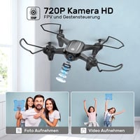Holy Stone HS340 Mini Drón 720P HD Kamerával, Élő Közvetítéssel, 2 Akkumulátorral, Hosszú Repülési Idővel, Kézi Irányítással, Kezdőknek 2