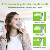 FEELLIFE Hordozható Inhalátor - Állítható Porlasztású Asztma és Légúti Kezelő Készülék Gyerekeknek és Felnőtteknek 3