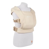 Ergobaby Újszülött Babahordozó - Extra Puha Ölelő Kenguru, Ergonomikus Haskenguru Krém Színben, 3,2-11,3 kg-ig 2