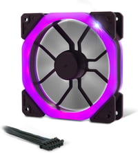 EMPIRE GAMING Warmachine ATX Mid-Tower Gamer Ház - 4 RGB LED Ventilátor, 11 Világítási Mód, Edzett Üveg, Vízhűtés Kompatibilis, Fekete 8