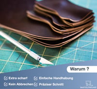 Bastelfreund Prémium Szike Készlet 10 Pótpengével - Éles Barkácskés Modellezéshez 4