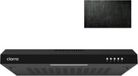 CIARRA 6903 Fekete Páraelszívó 60 cm - Konyhai Elszívó 3 Sebességgel, LED Világítással, Fém Zsírszűrővel, 220 m³/h Teljesítmény - 2-Black 8