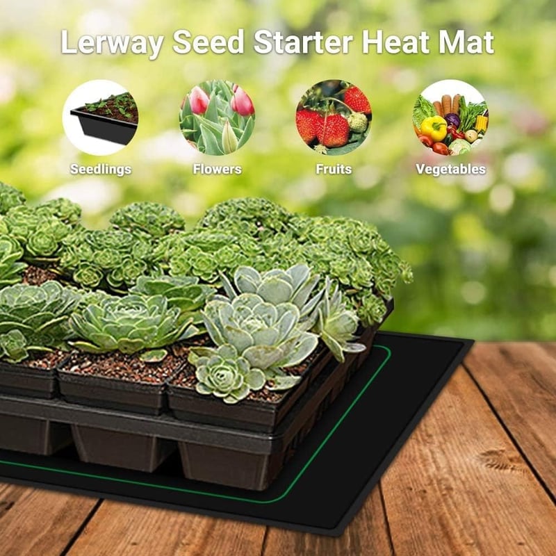 LERWAY Terrárium Fűtőpad 52,7x25,4cm Hüllő Teknős Geco Fűtés 21W