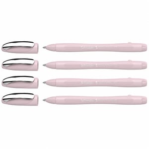 Set kemijskih olovaka Schneider Slider Memo XB i Slider Rave XB – biserno kućište, plava tinta, 4+1 — jedna nedostaje (stanje: vidi 2. sliku)