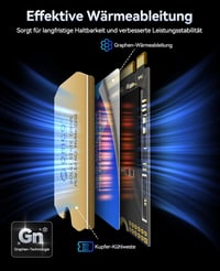 ORICO 512GB M.2 2242 NVMe SSD PCIe 3.0 - 2800MB/s Olvasási Sebesség, Réz Hűtőbordával Laptopokhoz, Mini PC-khez és IoT Eszközökhöz 5
