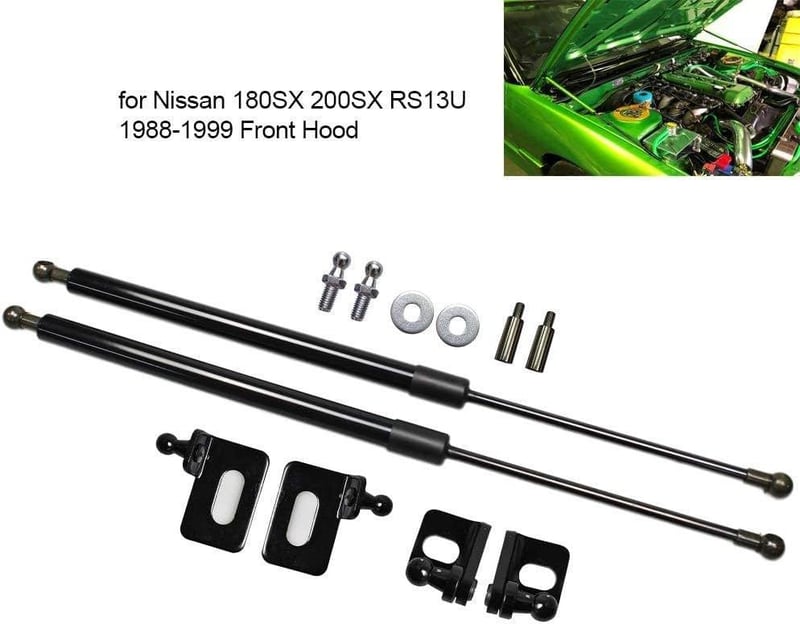 Amortizoare capotă Nissan 180SX/200SX RS13U 1988-1999 - recondiționate