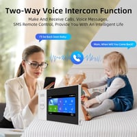 PG Smart Touch WiFi+GSM riasztórendszer, Alexa-kompatibilis, Tuya app-vezérléssel 3