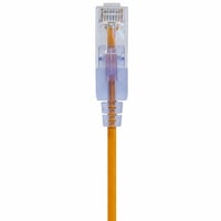 Monoprice SlimRun Cat6A ethernet patch kábel RJ45 UTP 550MHz 10G 30AWG 0,9 m žltý - 1 ks (bez pôvodného obalu) 2
