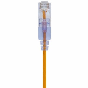 Monoprice SlimRun Cat6A ethernet patch kábel RJ45 UTP 550MHz 10G 30AWG 0,9 m žltý - 1 ks (bez pôvodného obalu)
