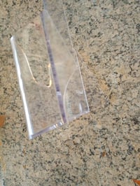 Suport pentru broșuri/pliante de birou VITAdisplays DIN Lang (DL) transparent — defect, funcțional parțial: suport rupt (stare: vezi a 2-a imagine) 3