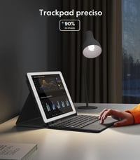 iPad 9. generációs billentyűzet tok érintőpaddal, Earto BT spanyol 3